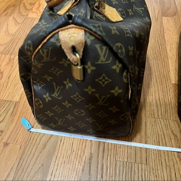 LOUIS VUITTON SPEEDY 40 Classic coated monogram canvas *Authentic Vintage ‘91 - Picture 5 of 16
